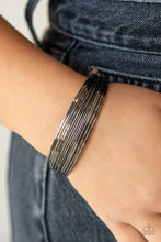 Load image into Gallery viewer, Paparazzi "This Girl Is On Wire" Black Bracelet Paparazzi Jewelry
