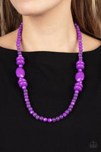 Load image into Gallery viewer, Paparazzi Tropical Tourist - Purple Necklace
