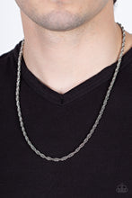 Load image into Gallery viewer, Industrial Interval - Silver Chain Urban Necklace
