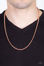 Load image into Gallery viewer, Industrial Interval - Copper Shiny Urban Necklace
