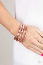 Load image into Gallery viewer, Paparazzi Stackable Shimmer - Copper Bracelet
