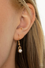Load image into Gallery viewer, Paparazzi Spiraling Sparkle - Gold Necklace
