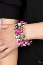 Load image into Gallery viewer, Paparazzi A Perfect TENACIOUS - Pink Bracelet
