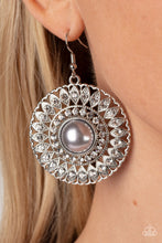 Load image into Gallery viewer, Paparazzi Glorified Glitz - Silver Earrings
