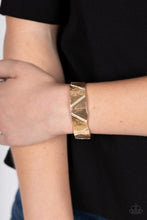 Load image into Gallery viewer, Paparazzi Couture Crusher - Gold Bracelet
