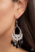 Load image into Gallery viewer, Paparazzi Famous Fashionista - Black Earrings

