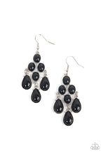 Load image into Gallery viewer, Paparazzi "Feeling TIER-rific" Black Earrings Paparazzi Jewelry
