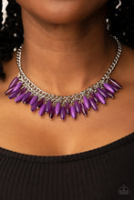 Load image into Gallery viewer, Paparazzi Beach House Hustle - Purple Necklace
