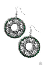 Load image into Gallery viewer, Paparazzi Whirly Whirlpool - Green Earrings
