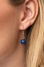 Load image into Gallery viewer, Paparazzi "Barcelona Bash" Blue Lanyard Necklace &amp; Earring Set Paparazzi Jewelry

