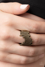 Load image into Gallery viewer, Paparazzi Along the Lines - Brass Ring
