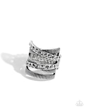 Load image into Gallery viewer, Paparazzi Industrial Intersection - Silver Ring
