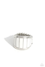 Load image into Gallery viewer, Paparazzi SWATCH Your Step - White Ring
