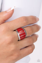 Load image into Gallery viewer, Paparazzi SWATCH Your Step - Red Ring
