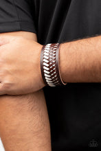 Load image into Gallery viewer, Paparazzi Punk Rocker Road - Brown Bracelet
