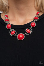 Load image into Gallery viewer, Paparazzi Eye of the BEAD-holder - Red Necklace
