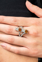 Load image into Gallery viewer, Paparazzi Duplicating Dazzle - Brown Ring
