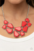 Load image into Gallery viewer, Paparazzi Double-DEFACED - Red Necklace
