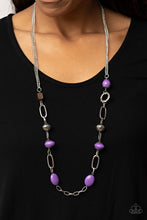 Load image into Gallery viewer, Paparazzi Barefoot Bohemian - Purple Necklace
