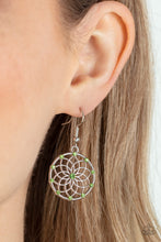 Load image into Gallery viewer, Paparazzi Springtime Salutations - Green Earrings
