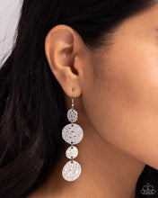 Load image into Gallery viewer, Paparazzi Texture Tutorial - Silver Earrings
