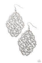 Load image into Gallery viewer, Paparazzi Contemporary Courtyards - Silver Earrings

