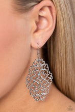Load image into Gallery viewer, Paparazzi Contemporary Courtyards - Silver Earrings
