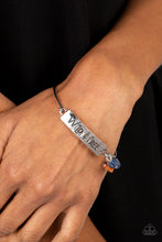 Load image into Gallery viewer, Paparazzi "Fearless Fashionista" Blue Bracelet Paparazzi Jewelry
