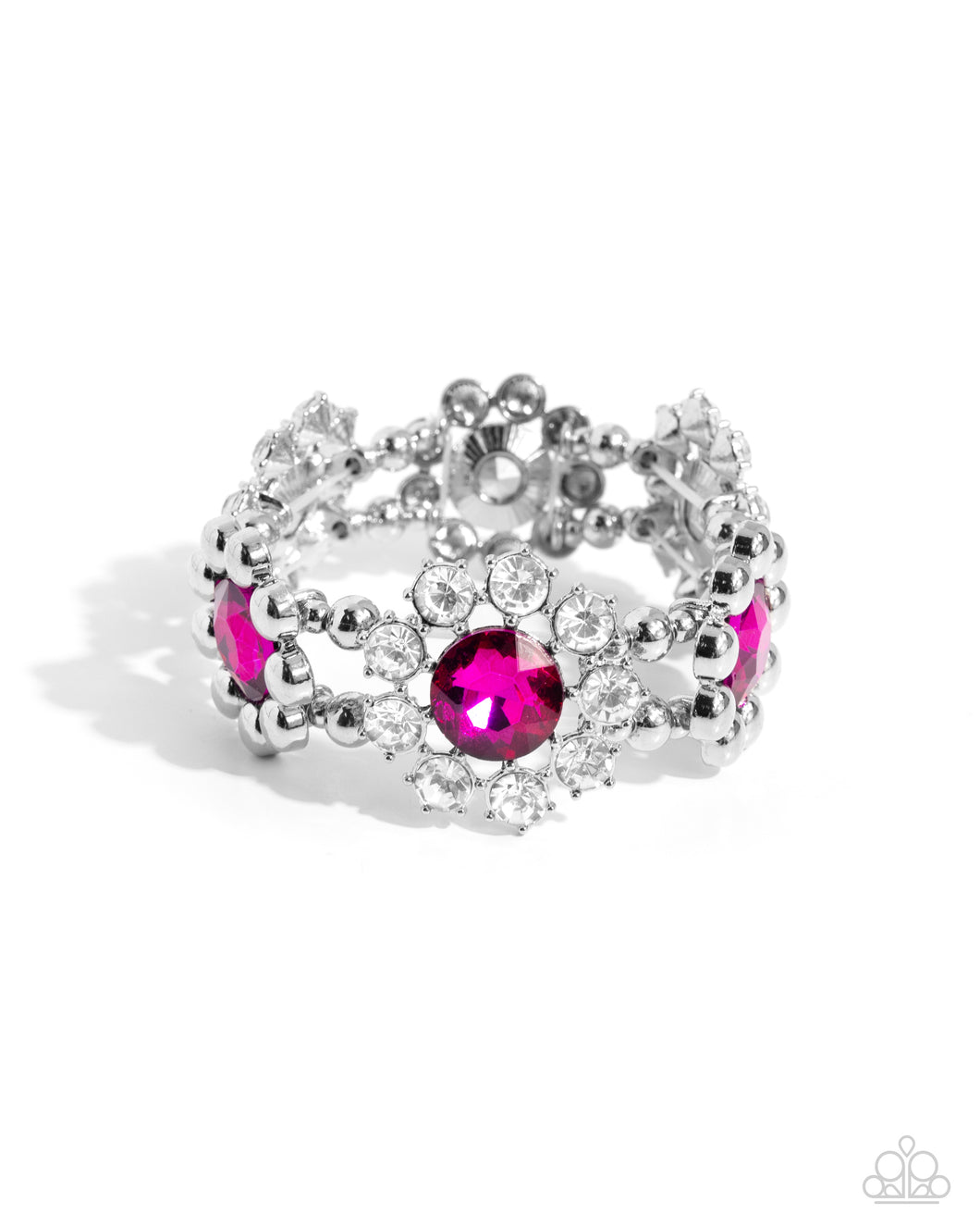 Paparazzi Pact of Petals - Pink Bracelet