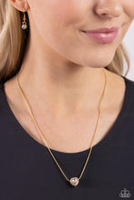 Load image into Gallery viewer, Paparazzi Simply Sentimental - Gold Necklace
