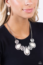 Load image into Gallery viewer, Paparazzi Rustic Remix - White Necklace
