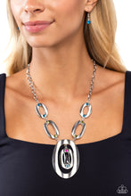 Load image into Gallery viewer, Paparazzi OVAL the Top - Black Necklace
