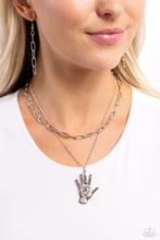 Load image into Gallery viewer, giving-a-hand-silver-p2wd-svxx-379xx
