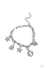 Load image into Gallery viewer, Paparazzi Legacy Letters - White - S Bracelet
