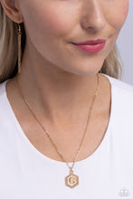 Load image into Gallery viewer, Paparazzi Emblematic Elegance Initial C - Gold Necklace
