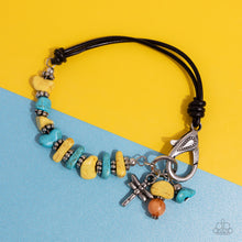 Load image into Gallery viewer, Paparazzi Daring Dragonfly - Yellow Bracelet
