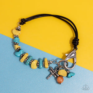 Paparazzi Daring Dragonfly - Yellow Bracelet