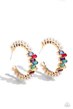 Load image into Gallery viewer, Paparazzi Modest Maven - Gold Earrings
