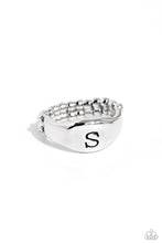 Load image into Gallery viewer, Paparazzi Monogram Memento S - Silver Ring
