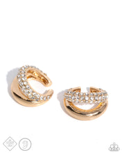 Load image into Gallery viewer, Paparazzi Sizzling Spotlight - Gold Earrings
