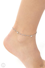 Load image into Gallery viewer, Paparazzi Highlighting My Heart - Silver Ankle Bracelet
