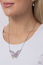 Load image into Gallery viewer, Paparazzi Weekend WINGS - Purple Necklace
