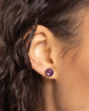 Load image into Gallery viewer, Paparazzi Breathtaking Birthstone (February)- Purple Earrings
