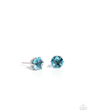 Load image into Gallery viewer, Paparazzi Breathtaking Birthstone (March) - Blue Earrings
