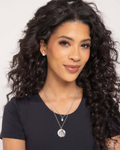 Load image into Gallery viewer, Paparazzi Breathtaking Birthstone (October) - White Earrings
