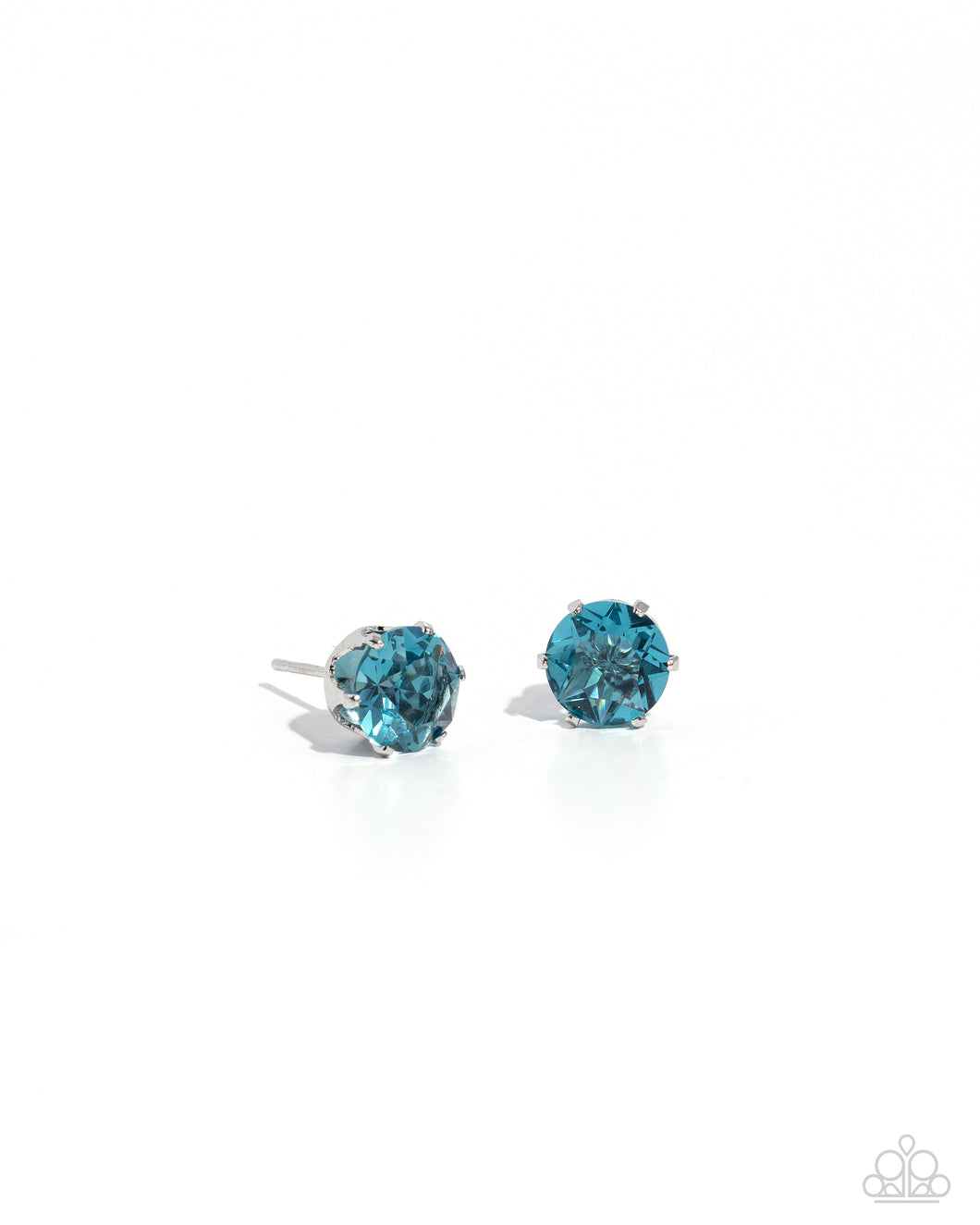 Paparazzi Breathtaking Birthstone (December) - Blue Earrings