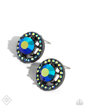 Load image into Gallery viewer, Paparazzi Dynamic Dominance - Blue Earrings
