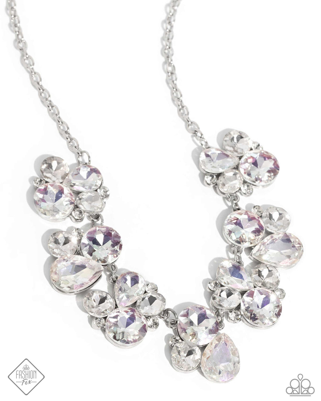 Paparazzi Fairytale Frost - White Necklace