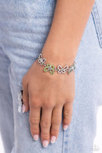 Load image into Gallery viewer, Paparazzi Butterfly Belonging - Green Bracelet

