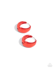 Load image into Gallery viewer, Paparazzi Colorful Curiosity - Red Earrings
